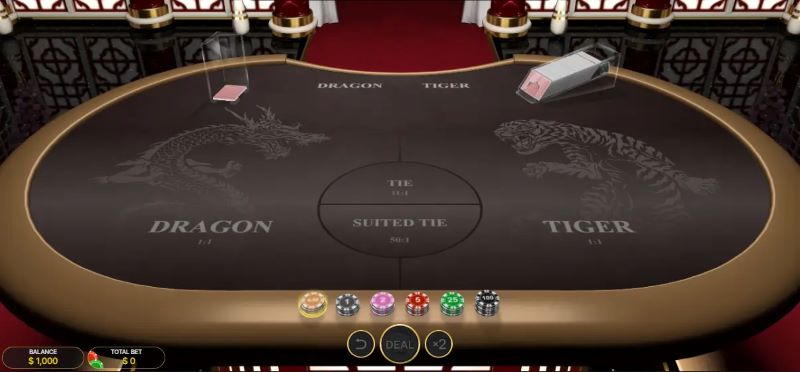 Dragon Tiger tại V7Bet – Trải nghiệm siêu tốc, thắng lớn từng giây 3 Nên lựa chọn cược Rồng hoặc Hổ, hạn chế cược Hòa trong Dragon Tiger